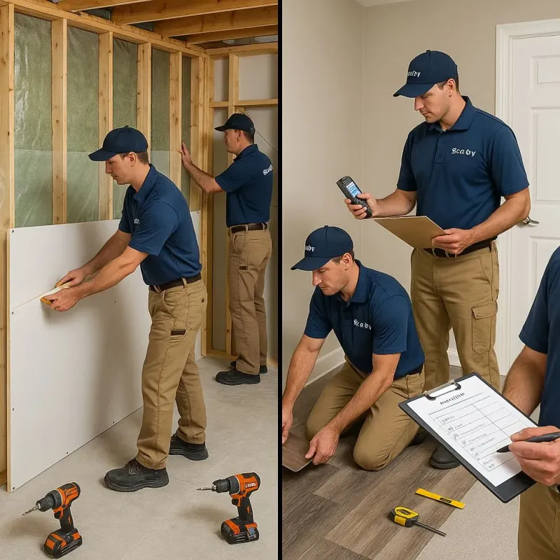 Repairs and Reconstruction process in Bourg, LA