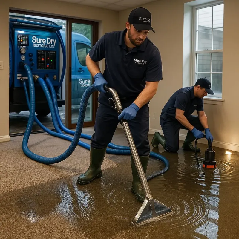 Water Extraction and Removal process in Bourg, LA